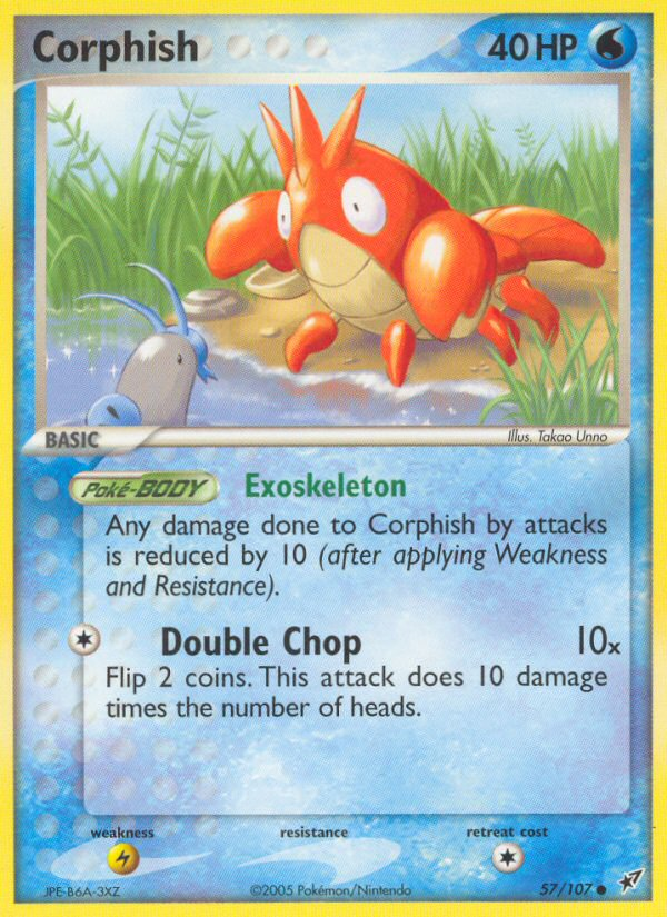 EX Deoxys Corphish #57/107